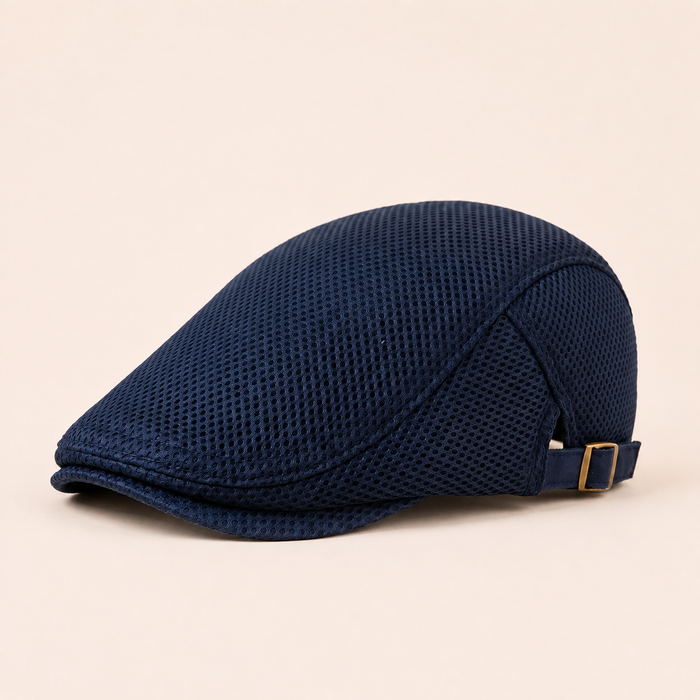 Breathable Mesh Cap on warm cream background