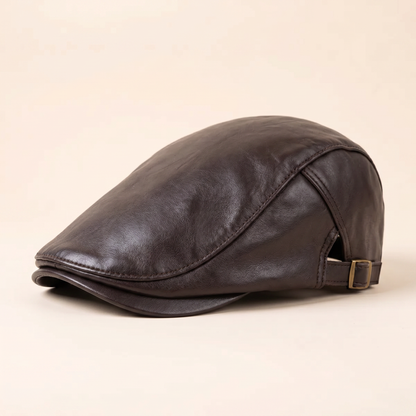 Leather Driver Cap