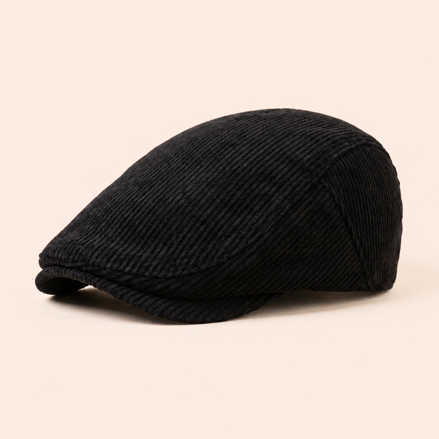 Corduroy Heritage Cap on warm cream background