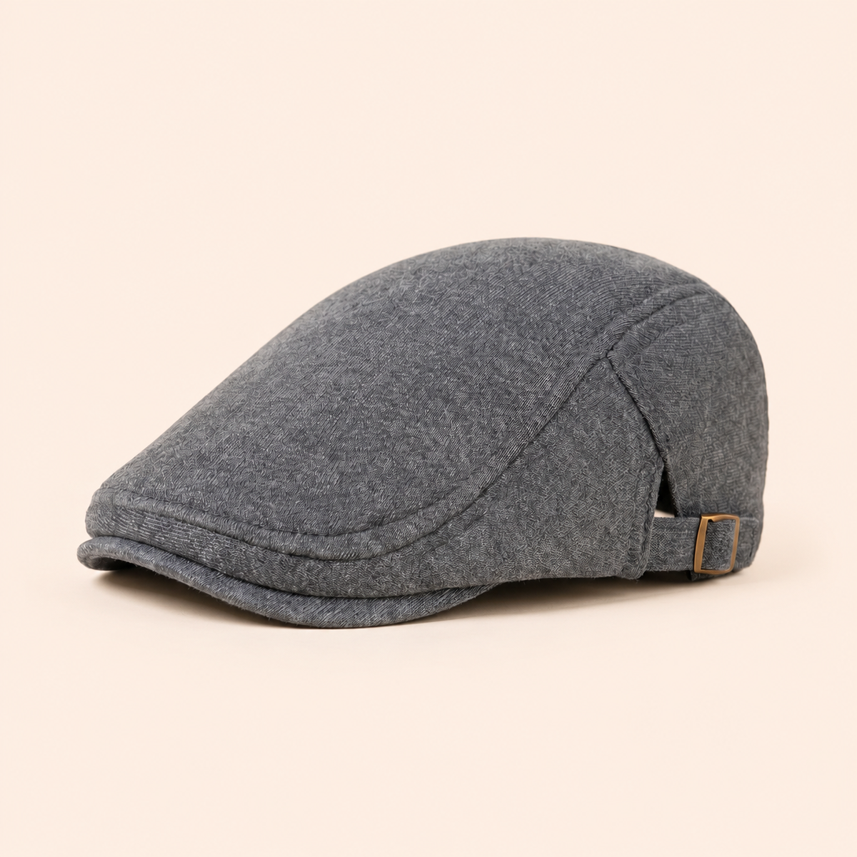 Stretch Knit Cap on warm cream background