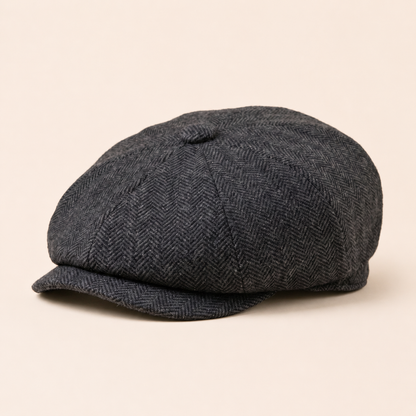 The Ashby Cap on warm cream background