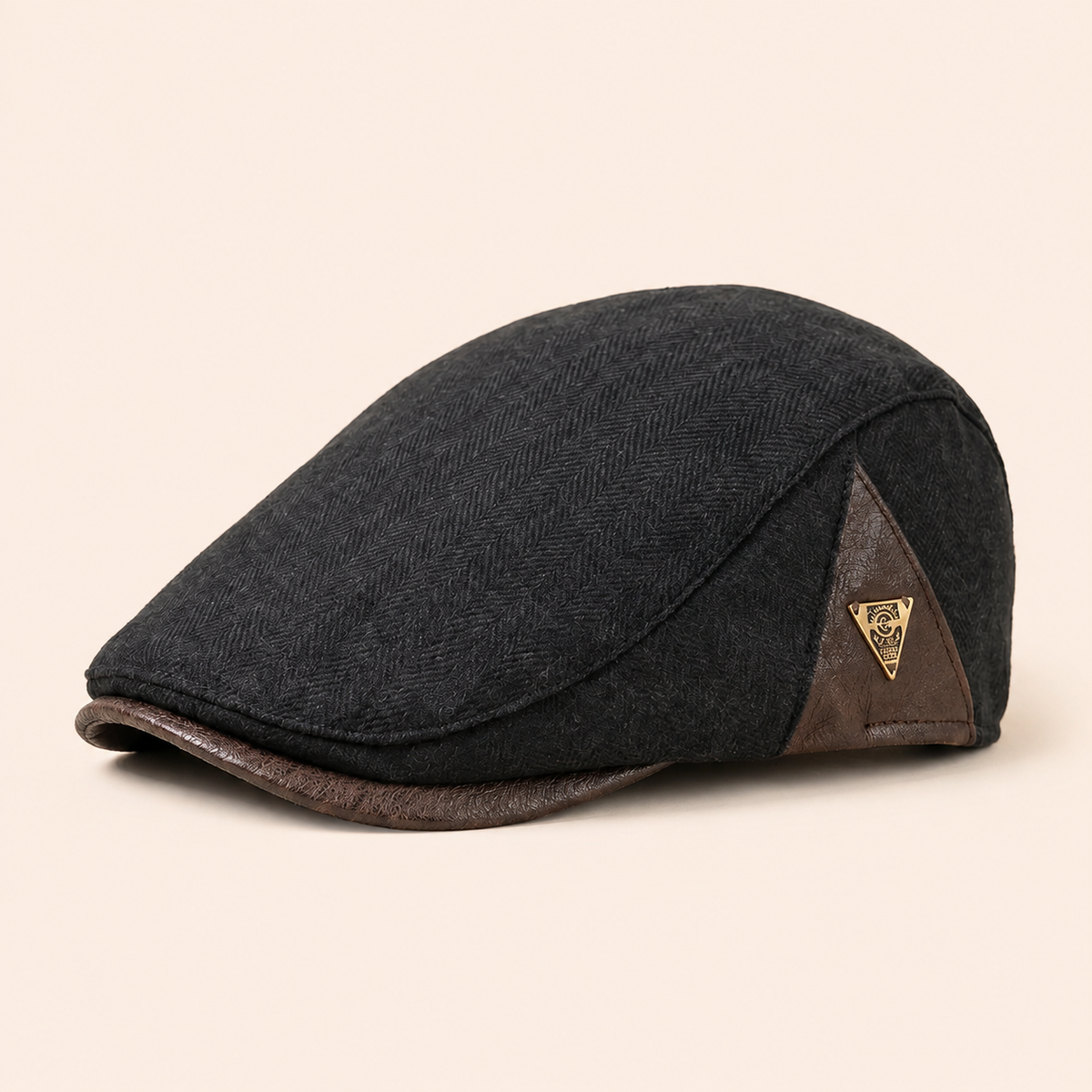 Vintage Panel Cap on warm cream background
