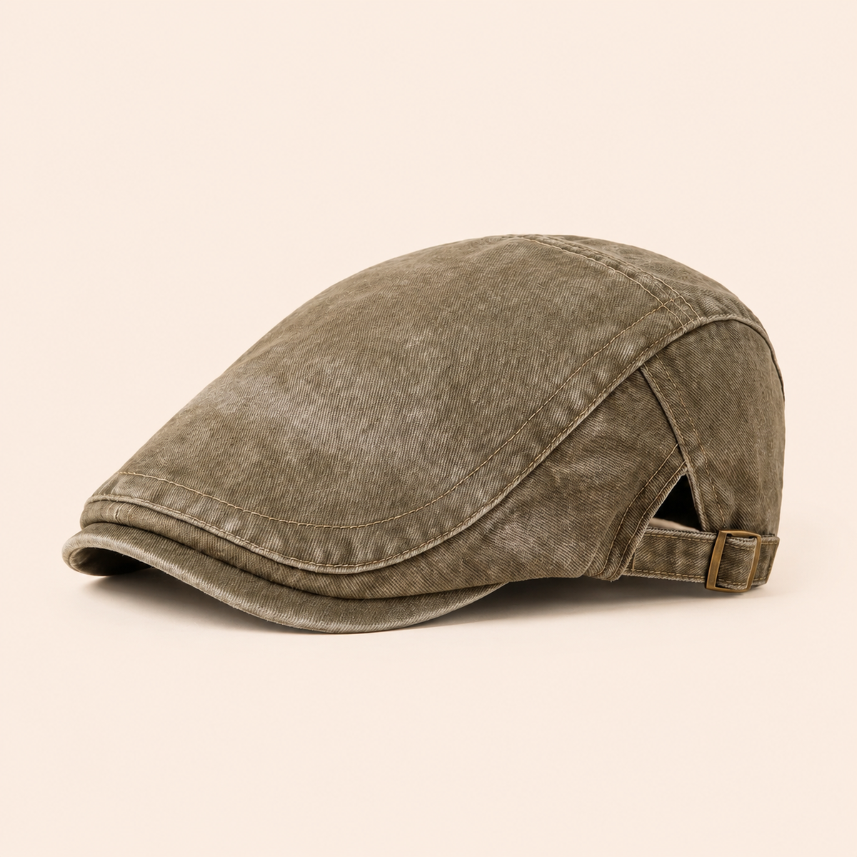 Vintage Washed Cap on warm cream background